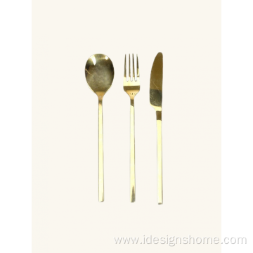 Gold Cutlery Stainless steel Set